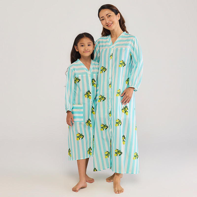 Lemon Maxi Pima Cotton Dress