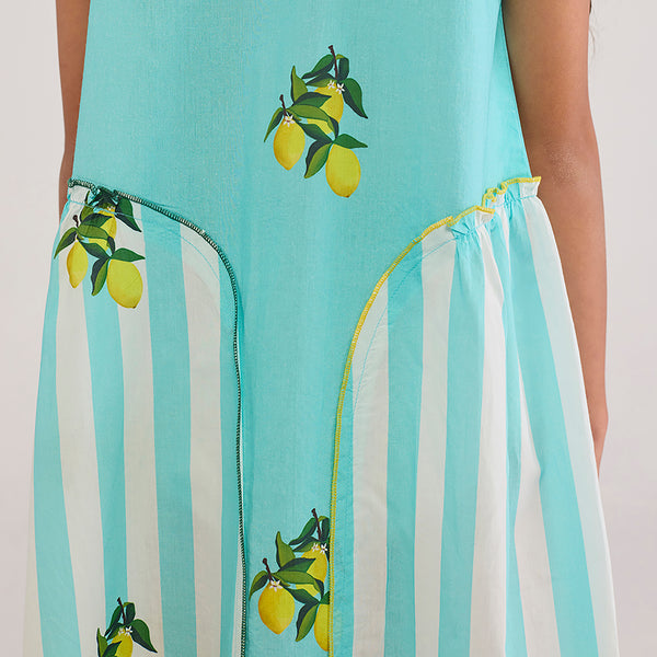 Lemon Midi Pima Cotton Dress
