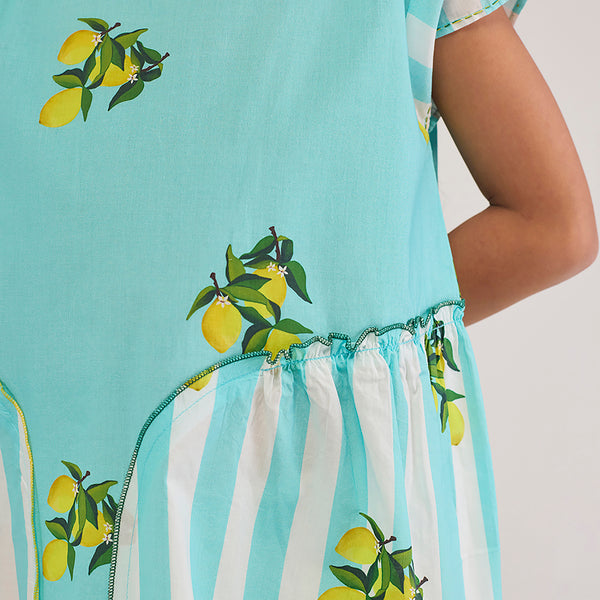 Lemon Midi Pima Cotton Dress