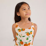 Orange Eizo Pima Cotton Dress
