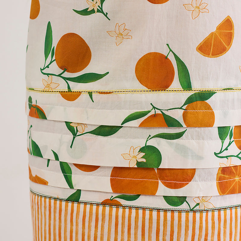 Orange Eizo Pima Cotton Dress