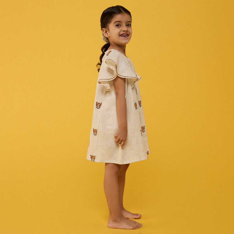 Nia Linen Dress - Natural Nia Linen Dress - Natural