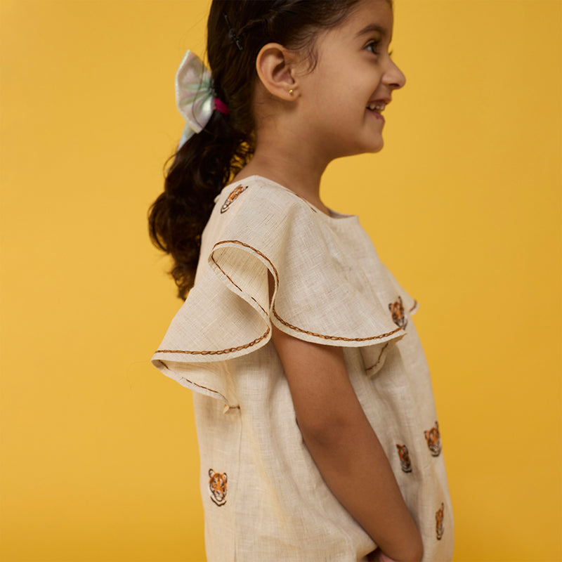 Nia Linen Dress - Natural Nia Linen Dress - Natural