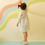 Bella Linen Dress - Sky