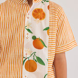 Orange Pima Cotton Shirt