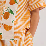 Orange Pima Cotton Shirt