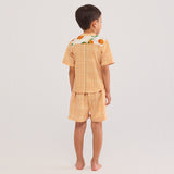Orange Pima Cotton Shirt