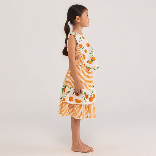 Orange Pima Cotton Skirt