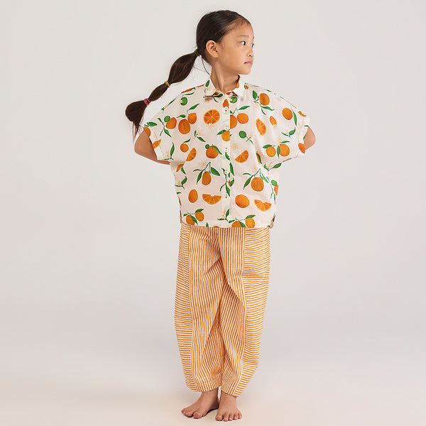 Orange Amber Pima Cotton Shirt