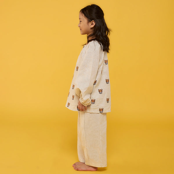 Aurel Linen Co-Ord set - Natural