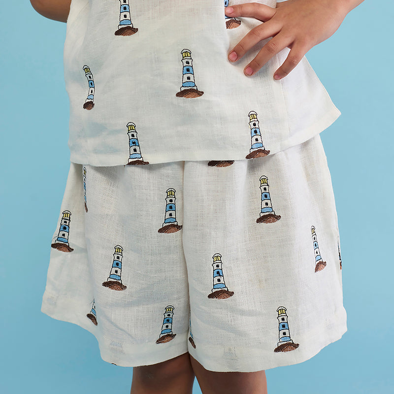 Lyle Linen Co-Ord Set - Ivory