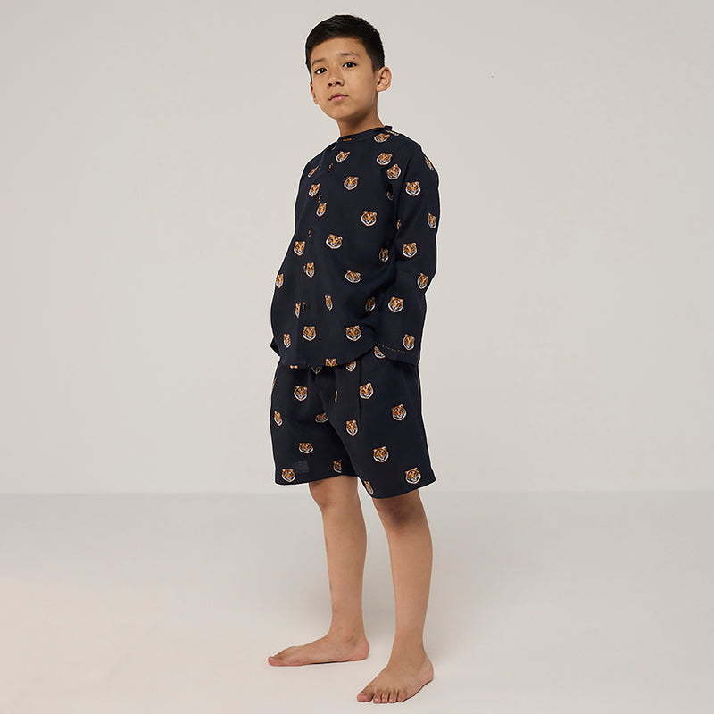 Ben Linen Shirt - Navy