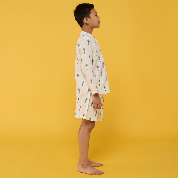 Ben Linen Shirt - Ivory