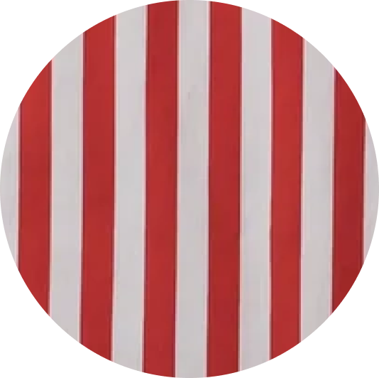 Red festive stripes holiday print