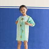 Lemon Knee-Length Pima Cotton Dress