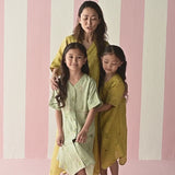 Inoya Linen dress - Mint