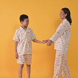 Women Tropical Days Pima Pajama Set