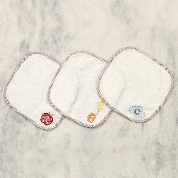 A Is For Apple Washcloth Set