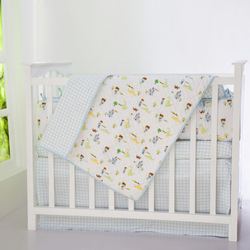 Prince Organic Complete Crib Bedding Set (With Bumper)