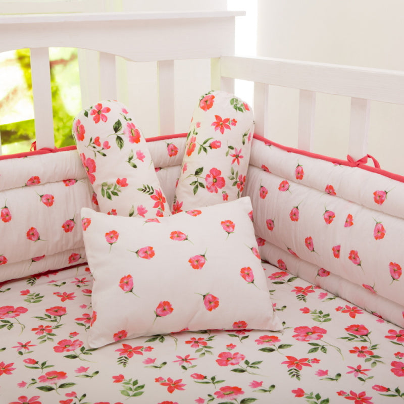 Blossoms Organic Complete Crib Bedding Set