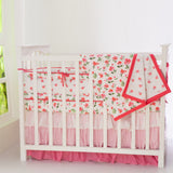Blossoms Organic Complete Crib Bedding Set