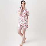 Women Organic Blossoms Shorts Set