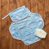 Celestial Blue Organic Diaper Clutch