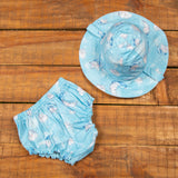 Celestial Blue Organic Diaper Cover