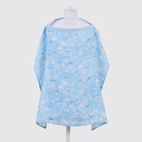 Celestial Blue Organic Muslin Nursing Cover