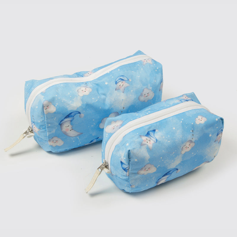 Celestial Blue Organic Travel Pouch