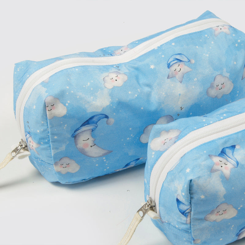 Celestial Blue Organic Travel Pouch