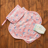 Celestial Pink Organic Diaper Clutch