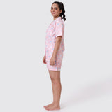 Women Organic Celestial Pink Short Set