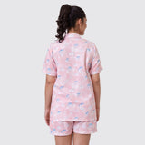Women Organic Celestial Pink Short Set