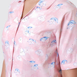 Women Organic Celestial Pink Short Set