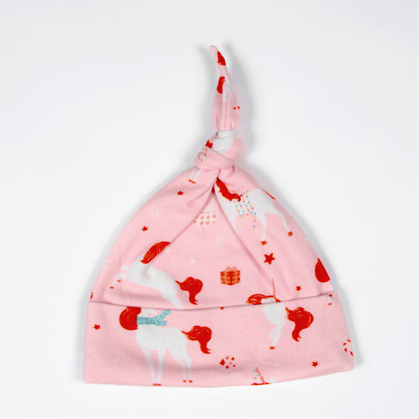 Christmas Unicorn Long-Sleeved Onesie & Hat Gift Set