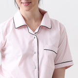 Women Classy Pink Solid Shorts Set