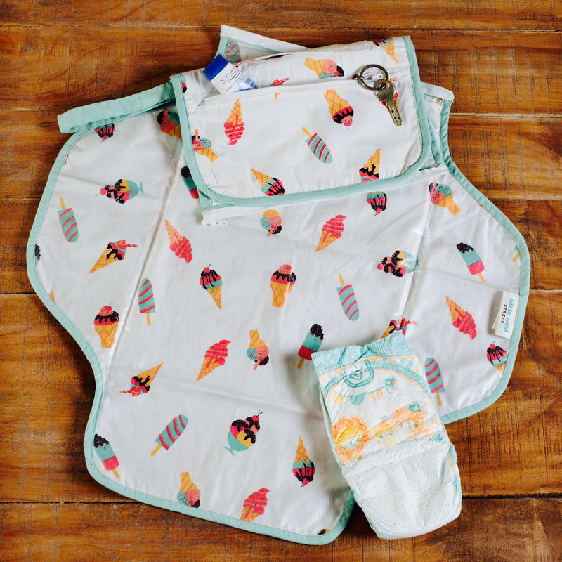Scoops & Smiles Diaper Clutch