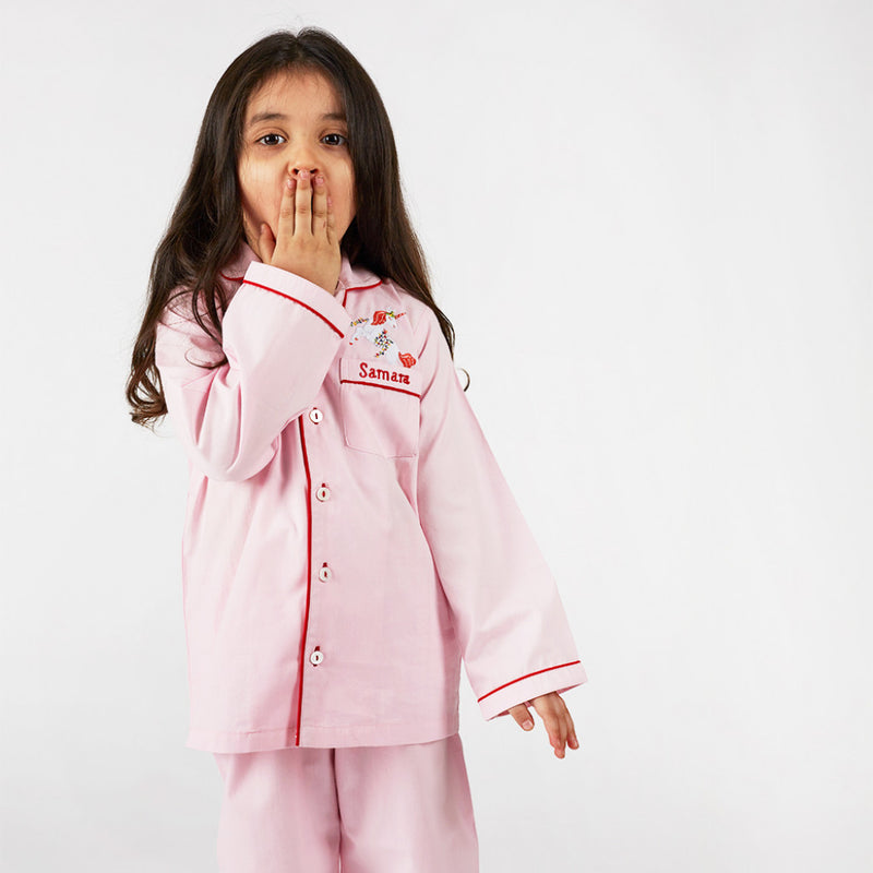 Happy Unicorn Pajama Set For Kids