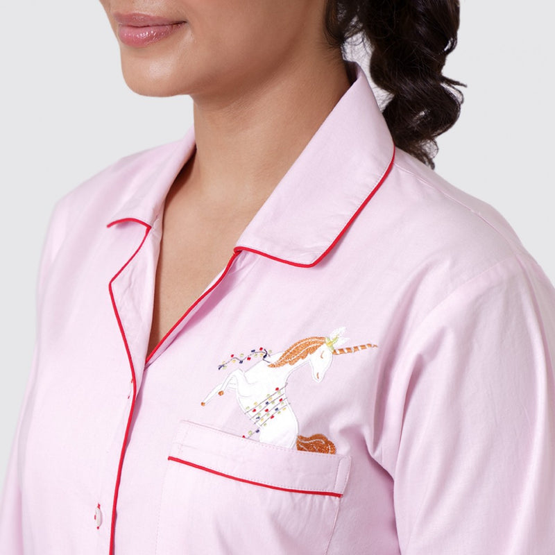 Happy Unicorn Women Pajama Set