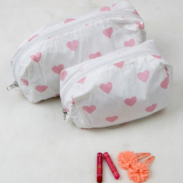Hearts Travel Pouch