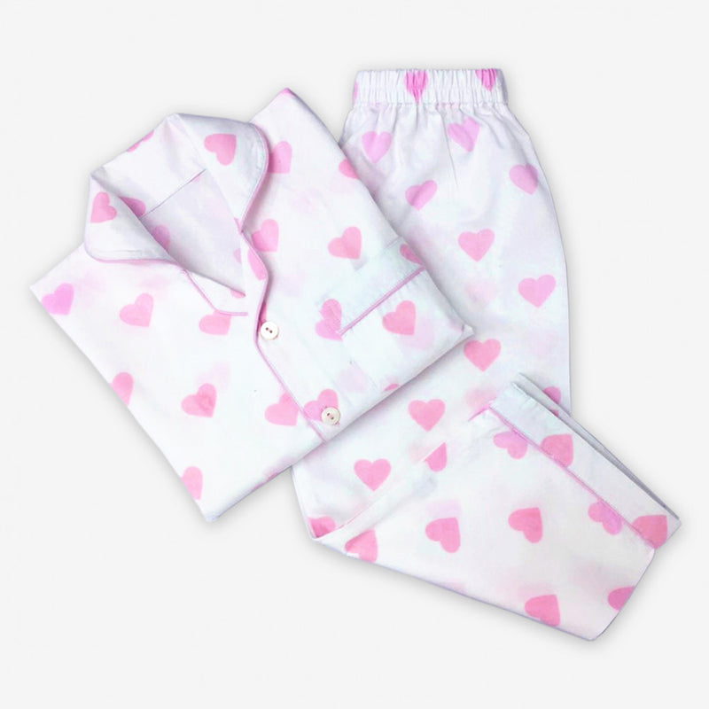 Hearts Pajama Set For Kids Little West Street