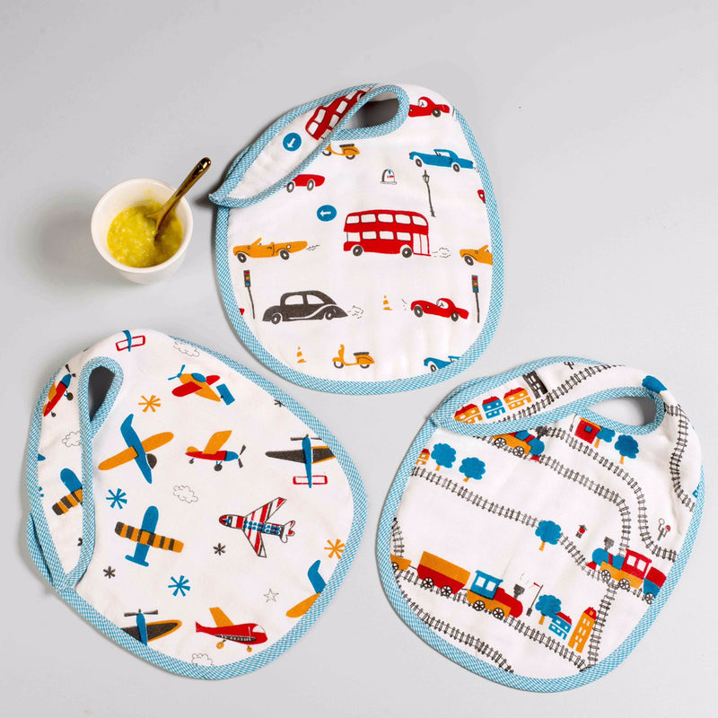 Off-We-Go! Bib Set