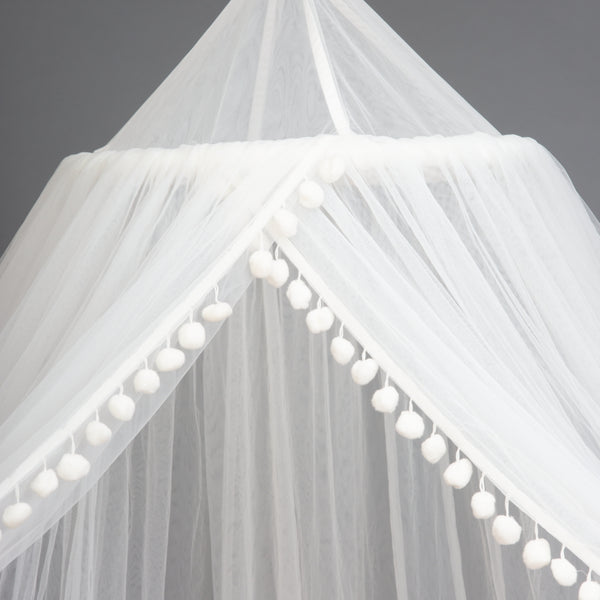 Pom Pom Ivory Canopy