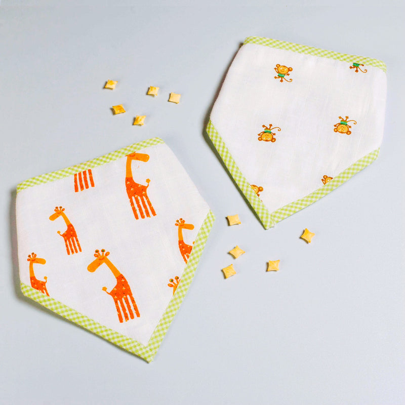Jungle Jive Bandana Bib Set