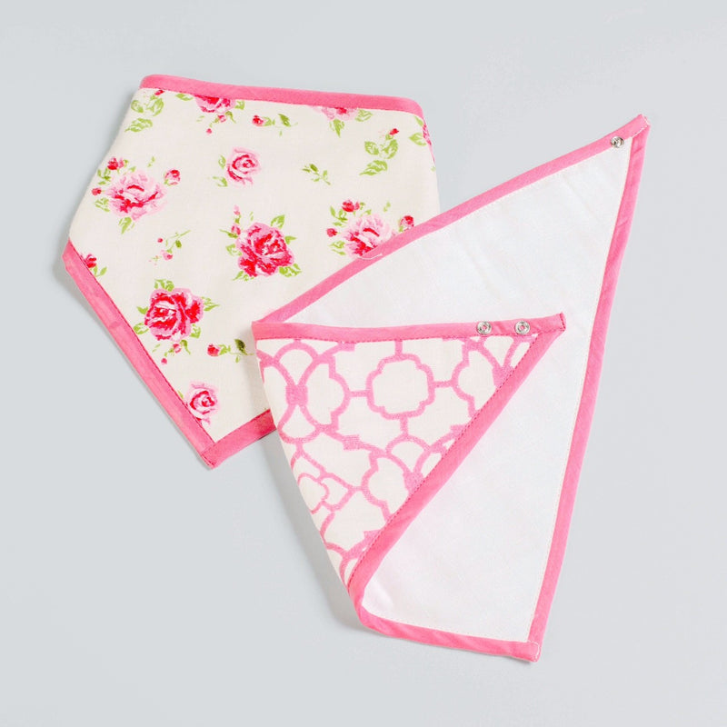 La Rose Bandana Bib Set