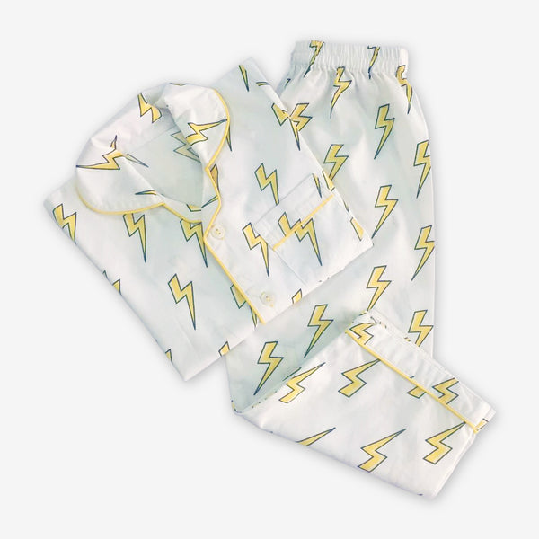 Women Organic Lightning Pajama Set