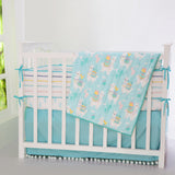 Llama Love Organic Complete Crib Bedding Set (With Bumper)