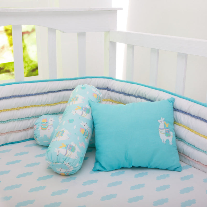 Llama Love Organic Complete Crib Bedding Set (With Bumper)