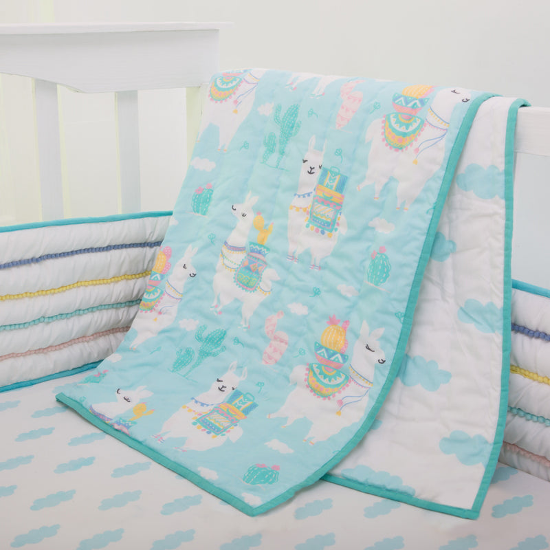 Llama Love Organic Reversible Quilt